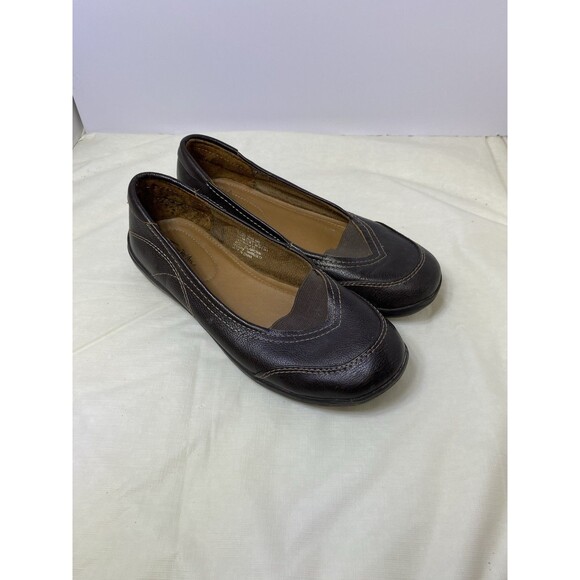 Thom McAn Shoes - Thom McAn Loafer Shoes Women's Size 7.5 M Zala Brown Leather Upper